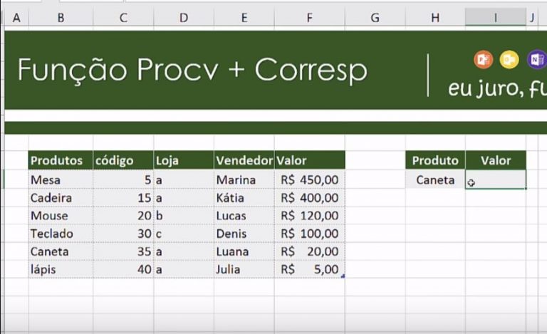 Aprenda A Fazer Procv Com Corresp No Excel Na Prática 1249