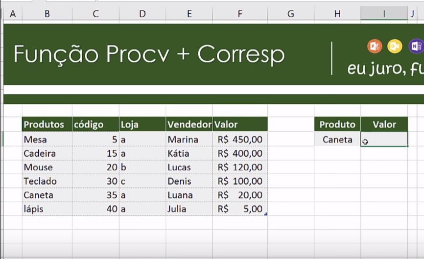 Aprenda a Fazer Procv com Corresp no Excel Na Prática